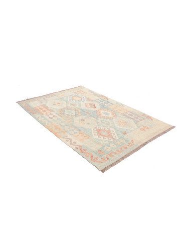 Rug Killim 125x183 Soft Blue Cream