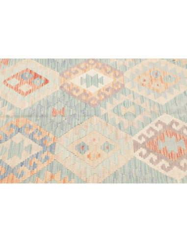 Rug Killim 125x183 Soft Blue Cream