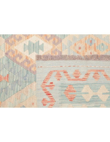 Rug Killim 125x183 Soft Blue Cream