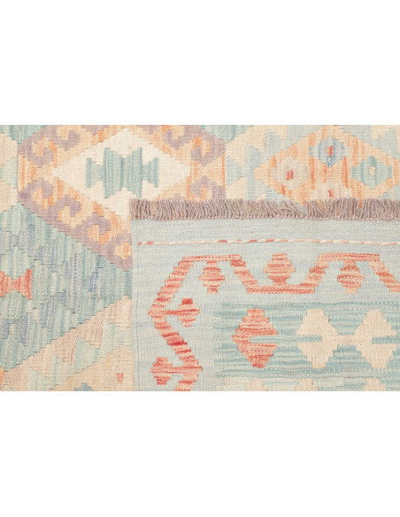 Rug Killim 125x183 Soft Blue Cream