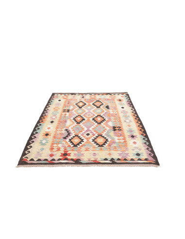 Rug Killim 131x177 Multicolor With Predominant