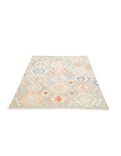 Tappeto Killim Afgahnistan 124x177 Azzurro Past 2