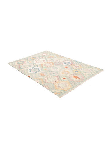 Rug Killim 124x177 Pastel Blue
