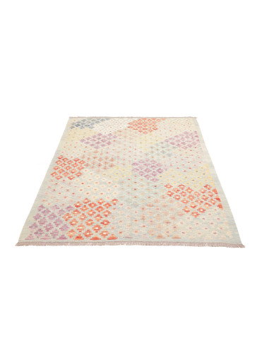 Rug Killim 127x175 Pastel Blue Multicolor