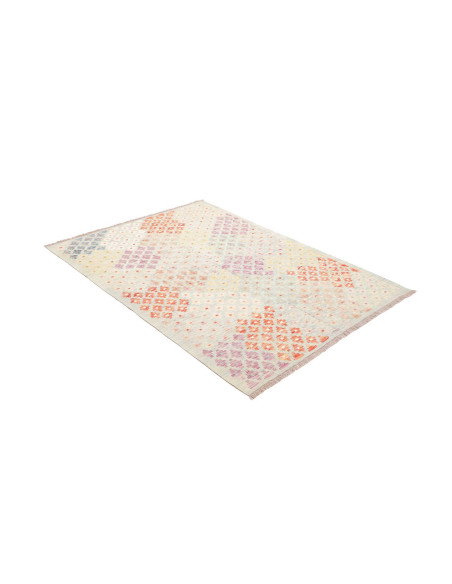 Rug Killim 127x175 Pastel Blue Multicolor