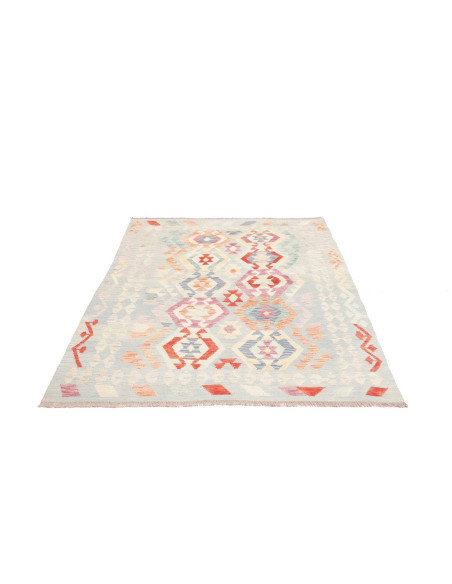 Tappeto Killim Afgahnistan 127x174 Azzurro Ciel