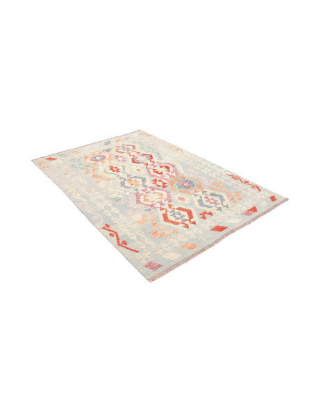 Rug Killim 127x174 Sky Blue