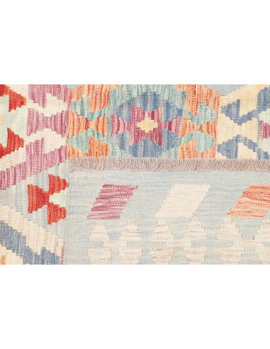 Tappeto Killim Afgahnistan 127x174 Azzurro Ciel