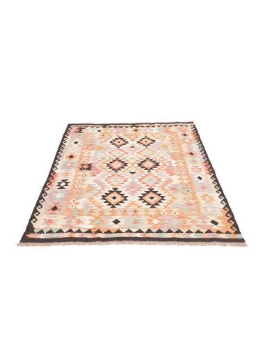 Rug Killim 122x174 Pastel Multicolor (orange Li