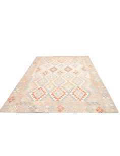 Tappeto Killim Afgahnistan 199x291 Crema Corall 2
