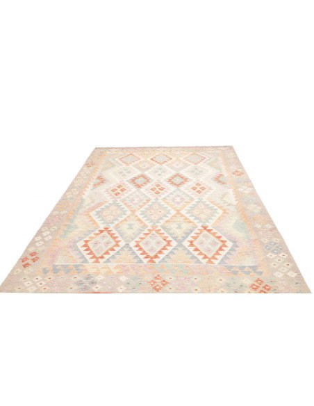 Rug Killim 199x291 Cream Coral