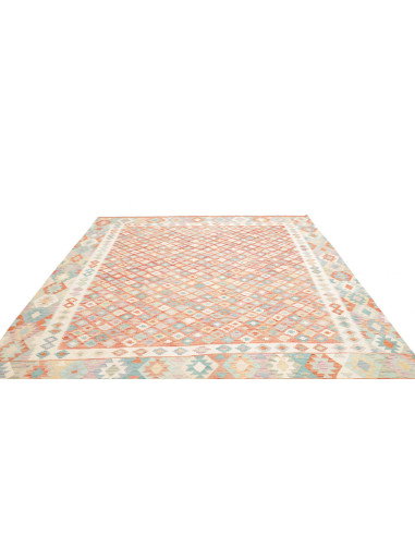 Rug Killim 250x296 Terracotta Turquoise