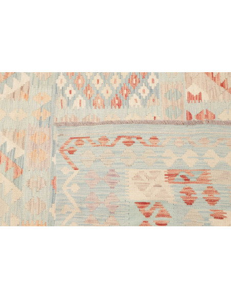 Tappeto Killim Afgahnistan 242x367 Azzurro Tenu