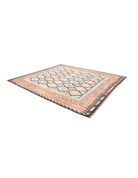 Rug Killim 262x290 Terracotta Sky Blue