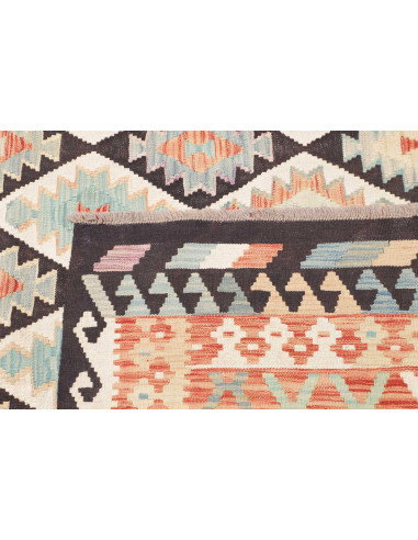 Rug Killim 262x290 Terracotta Sky Blue