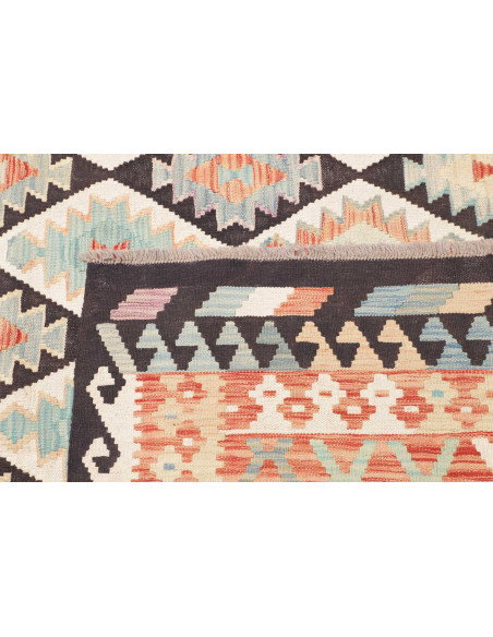 Rug Killim 262x290 Terracotta Sky Blue