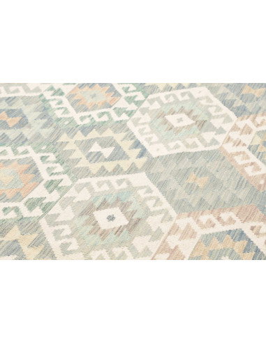 Rug Killim 260x340 Sky Blue Cream