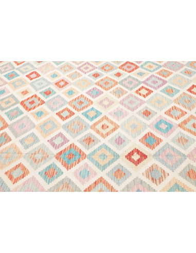 Rug Killim 252x354 Pastel Multicolored On Cream