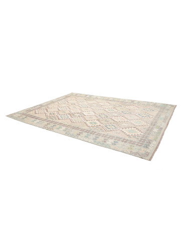 Rug Killim 253x347 Pastel Blue And Beige