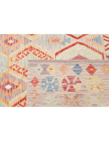Rug Killim 207x297 Greige Coral