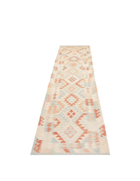 Tappeto Killim Afgahnistan 78x385 Crema Terraco