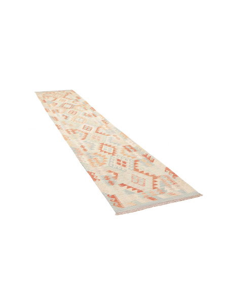 Tappeto Killim Afgahnistan 78x385 Crema Terraco