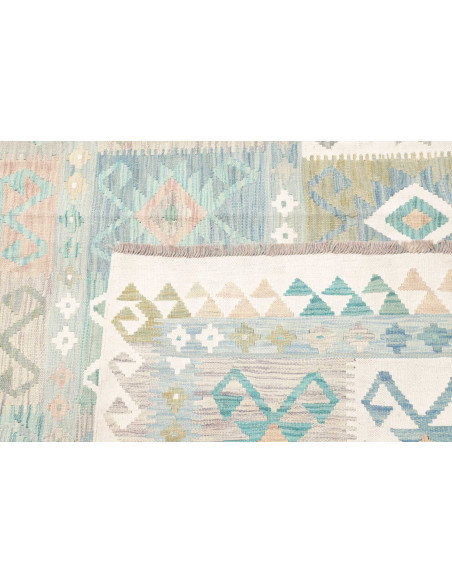 Tappeto Killim Afgahnistan 253x296 Azzurro Turc