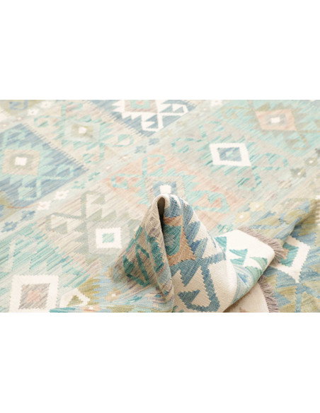 Tappeto Killim Afgahnistan 253x296 Azzurro Turc
