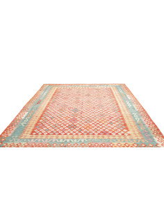 Rug Killim 252x301 Terracotta Turquoise 2