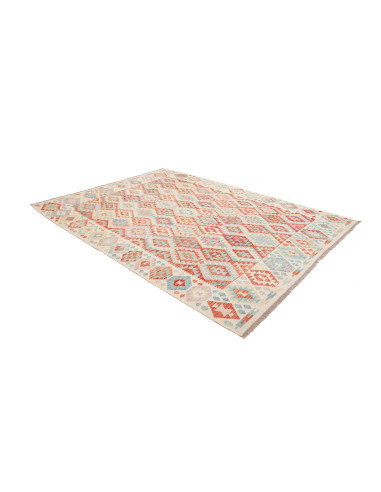 Rug Killim 214x296 Cream Coral Orange