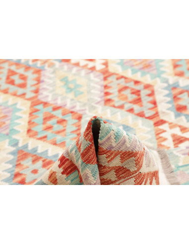 Rug Killim 214x296 Cream Coral Orange
