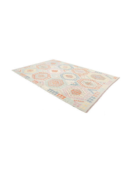 Tappeto Killim Afgahnistan 205x295 Azzurro Tenu