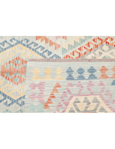 Tappeto Killim Afgahnistan 205x295 Azzurro Tenu