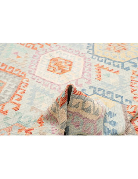 Tappeto Killim Afgahnistan 205x295 Azzurro Tenu