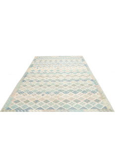 Rug Killim 202x300 Light Blue Turquoise And Neu 2