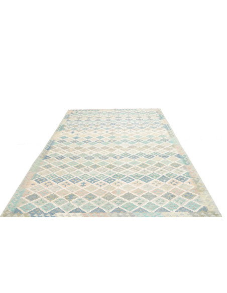 Tappeto Killim Afgahnistan 202x300 Azzurro Turc