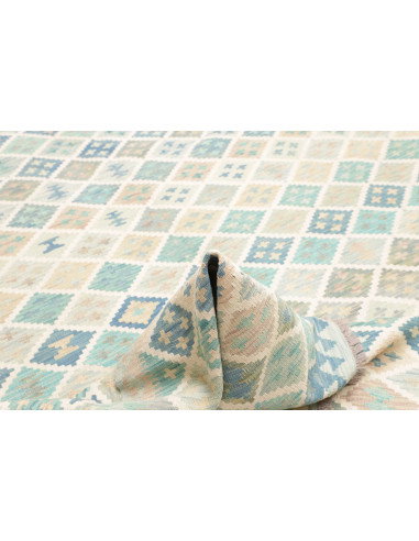 Tappeto Killim Afgahnistan 202x300 Azzurro Turc