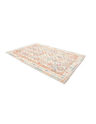 Rug Kilim Afghanistan 199x298 Cream Sky Blue