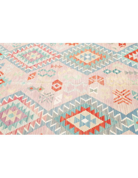 Tappeto Kilim Afghanistan 204x287 Lavanda Chiar