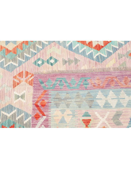 Tappeto Kilim Afghanistan 204x287 Lavanda Chiar