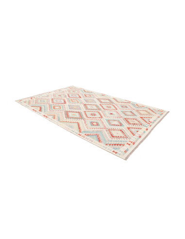 Rug Kilim Afghanistan 204x303 Off-white Sky Blu