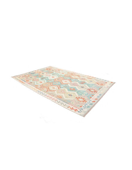 Tappeto Kilim Afghanistan 204x298 Turchese Chia