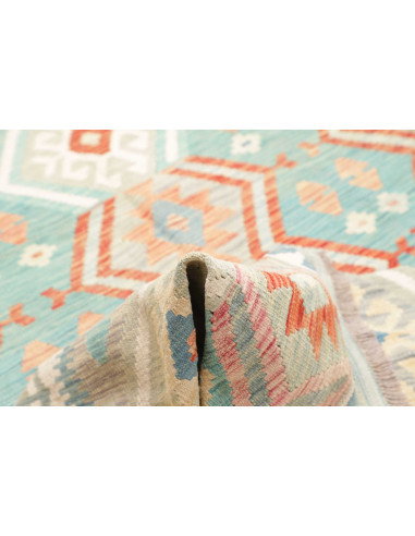 Tappeto Kilim Afghanistan 204x298 Turchese Chia
