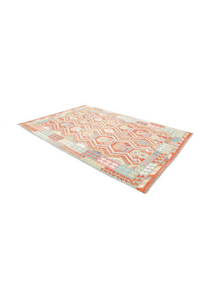 Tappeto Kilim Afghanistan 204x296 Terracotta Ac