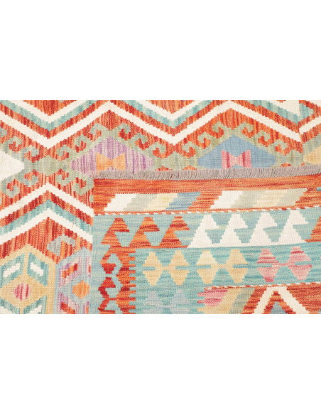 Tappeto Kilim Afghanistan 204x296 Terracotta Ac