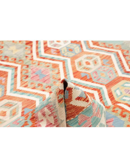 Tappeto Kilim Afghanistan 204x296 Terracotta Ac