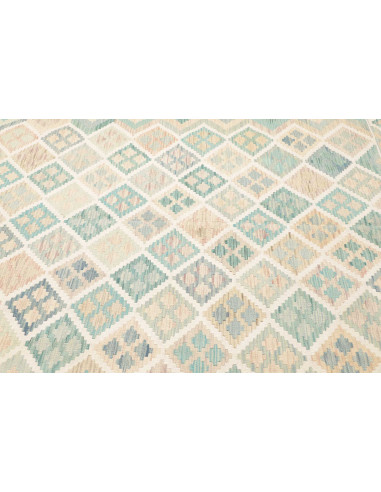 Rug Kilim Afghanistan 204x302 Aqua Blue Beige
