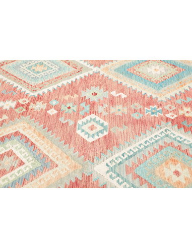 Rug Kilim Afghanistan 204x299 Terracotta Pink S