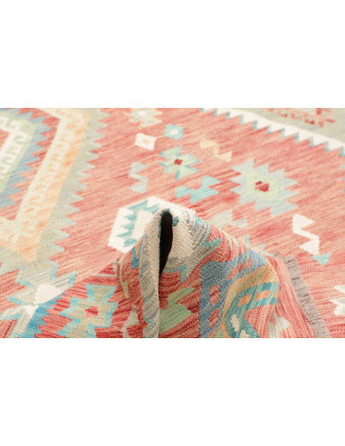 Rug Kilim Afghanistan 204x299 Terracotta Pink S