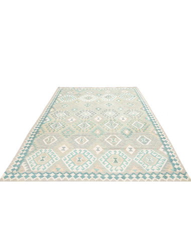 Rug Kilim Afghanistan 201x298 Aqua Turquoise
